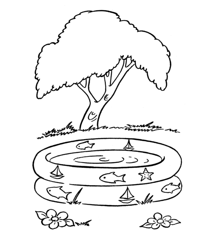 Summer Coloring Pages for Kids. Print them All for Free.