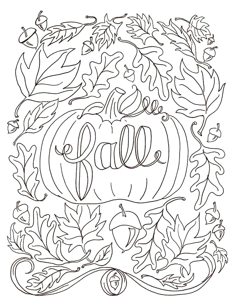 Free Printable Fall Coloring Pages for Kids - Best Coloring Pages For Kids
