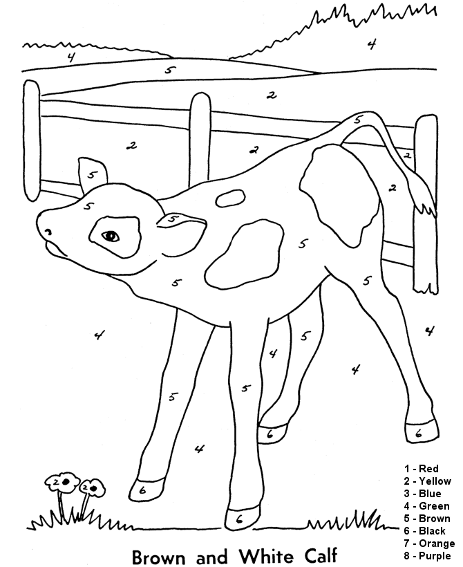 Free Printable Color by Number Coloring Pages Best Coloring Pages For