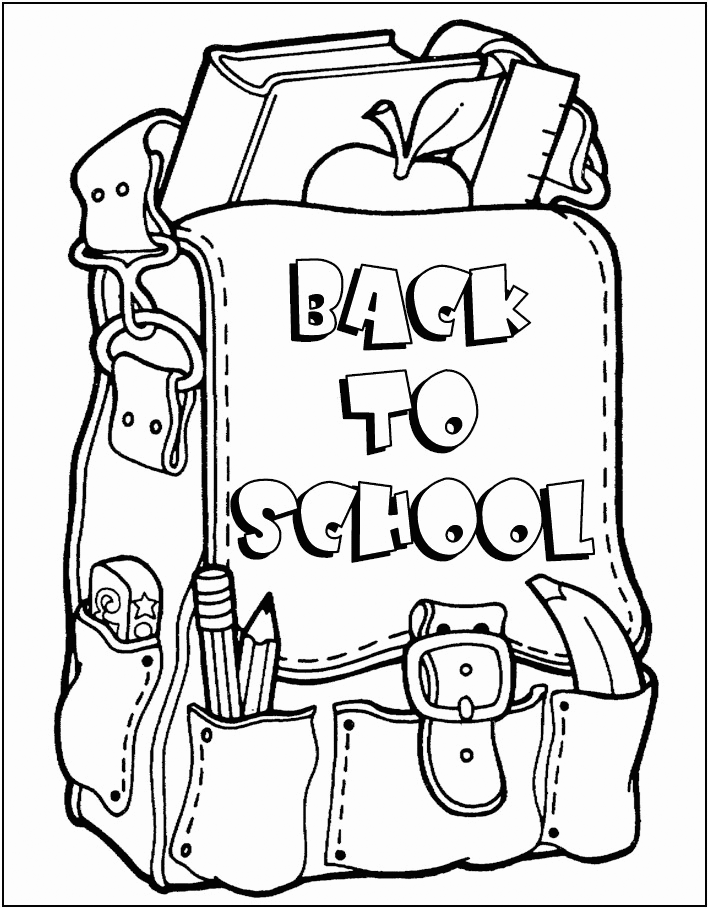 Back to School Coloring Pages Best Coloring Pages For Kids