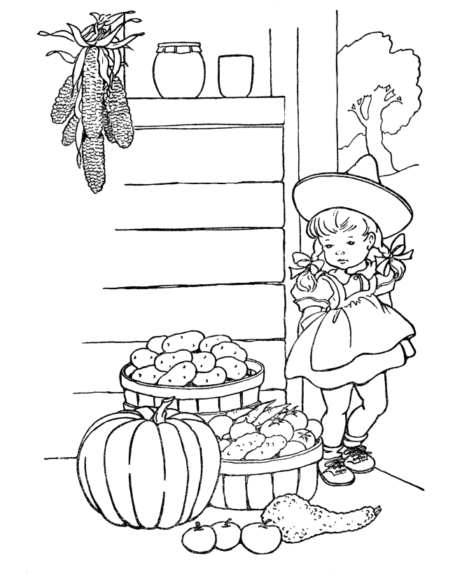 Harvest Coloring Pages Best Coloring Pages For Kids