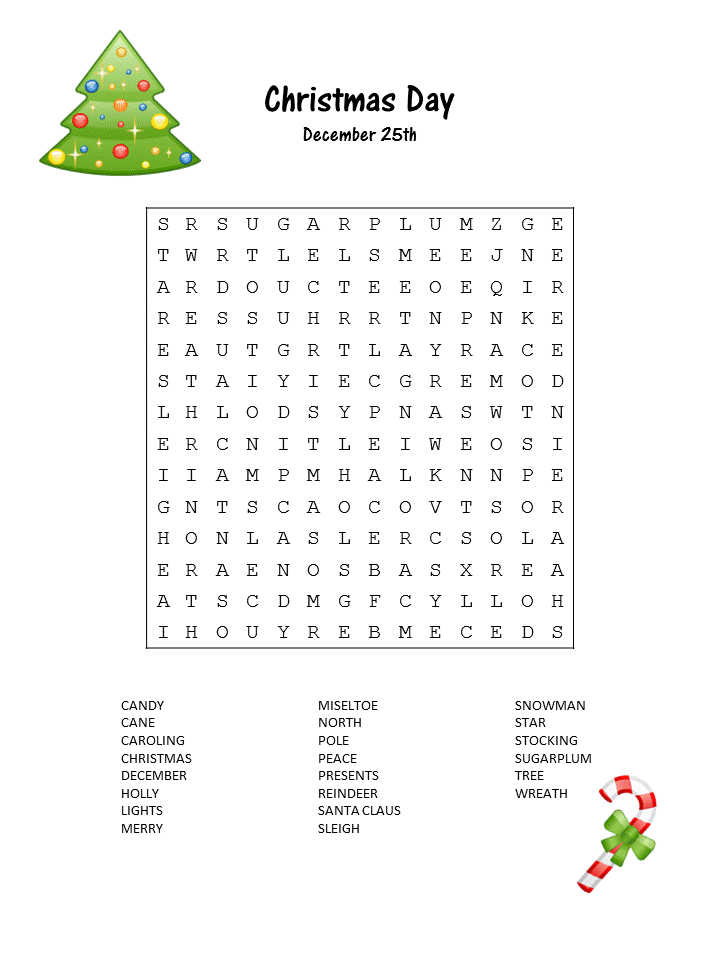 Printable Christmas Games for Kids AND Adults