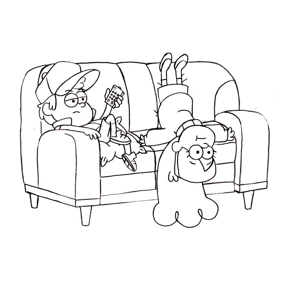 Gravity falls bill coloring pages. Gravity Falls Coloring Pages Best Coloring Pages For Kids