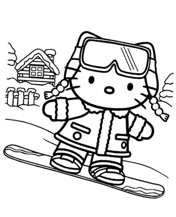 Snowboarding Coloring Pages Best Coloring Pages For Kids