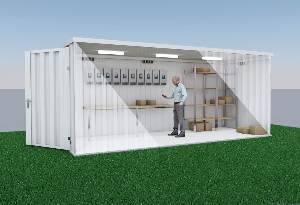 Batterieladecontainer BestContainer