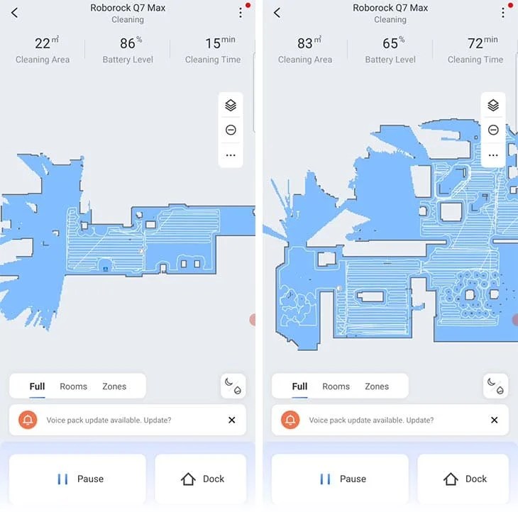 Roborock Q5+ vs. S7 MaxV Ultra