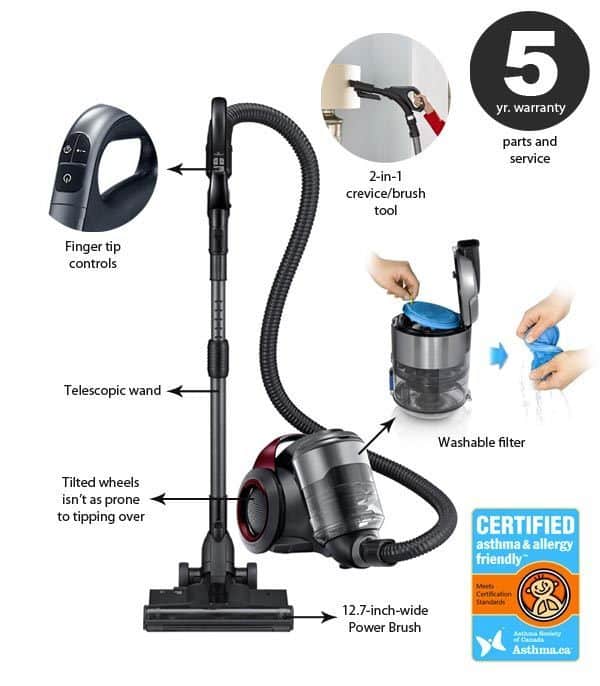 Samsung MotionSync Canister Vacuum Review
