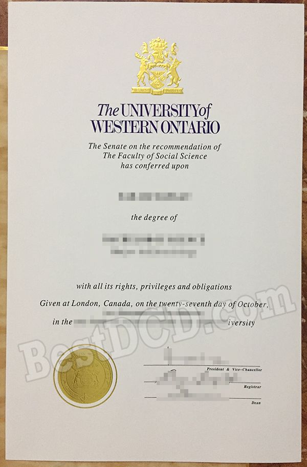 How to buy a UWO fake degree? buy fake Canada degree online Bestdcd