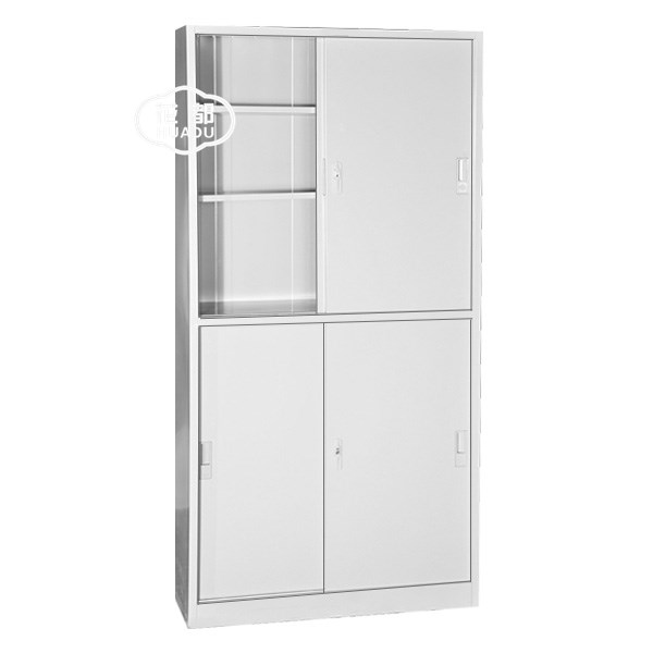 Full height 4 metal sliding door file HuaDu Furniture
