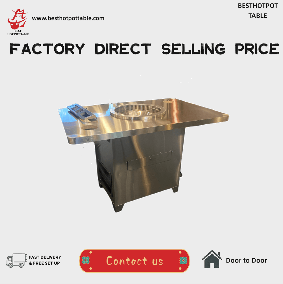 Stainless Steel Hot Pot Table Besthotpottable