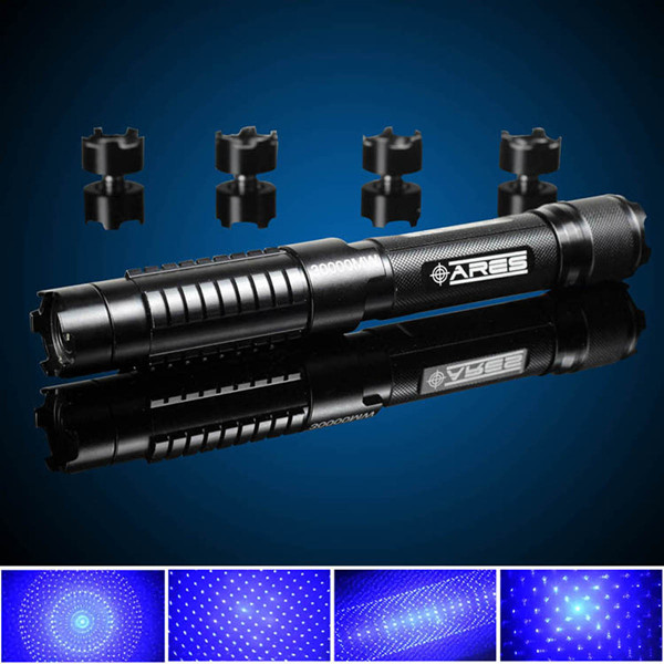 30000mW 445nm High Power Blue Laser Pointer Most Powerful Comprehensive