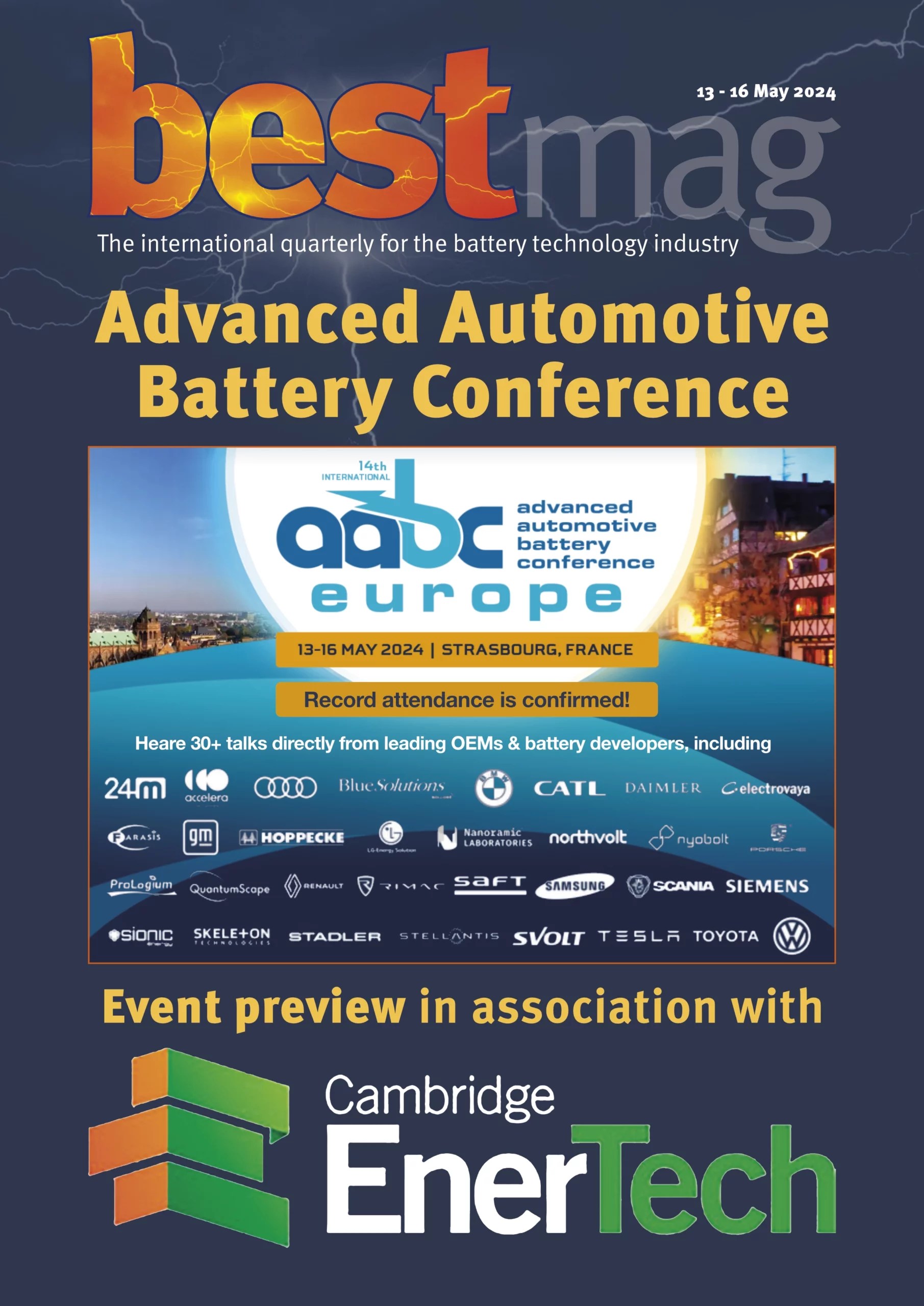 Aabc Battery Conference 2025 Advanced Automotive Battery Conference AABC Europe Best Magazine