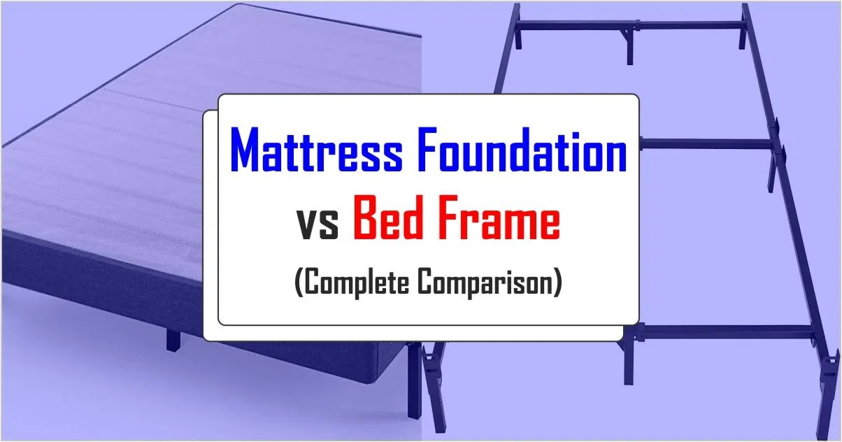 Mattress Foundation vs. Bed Frame Things to Know in 2023