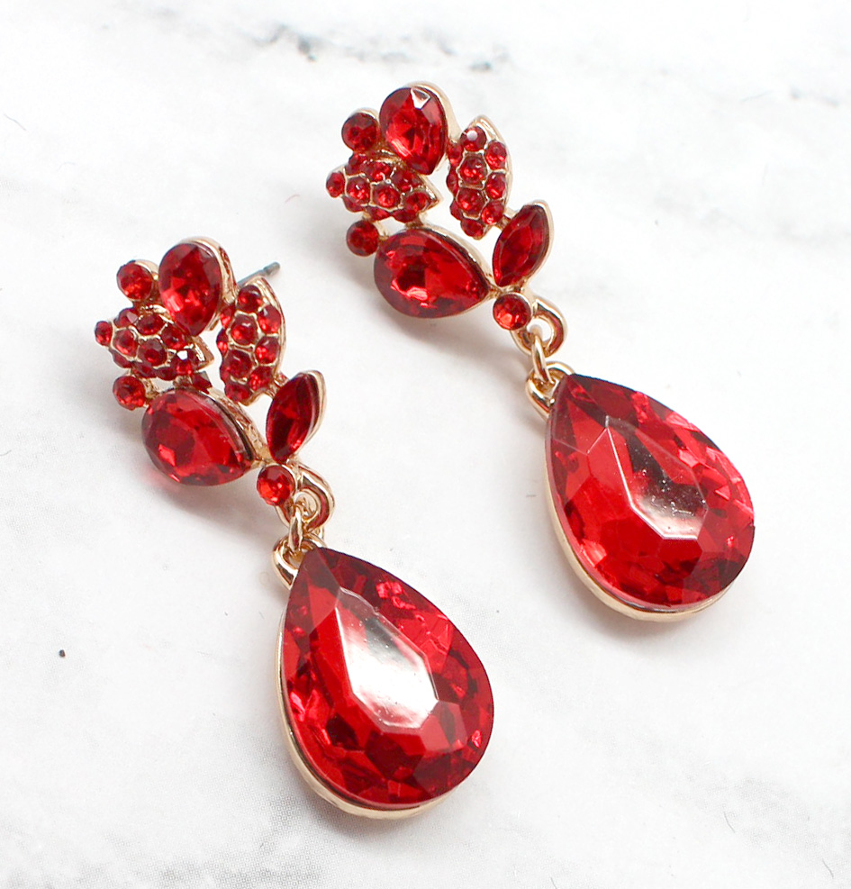 Vision In Red Earrings Best of Everything Online Shopping