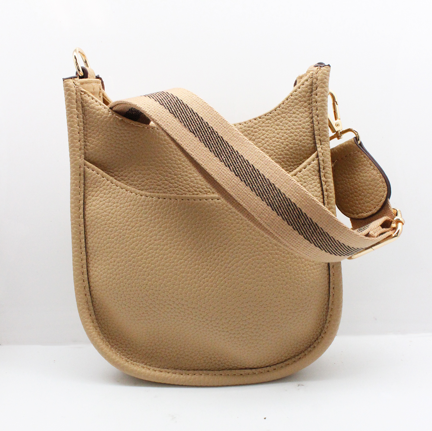 Mini Messenger Bag In Light Beige Best of Everything Online Shopping