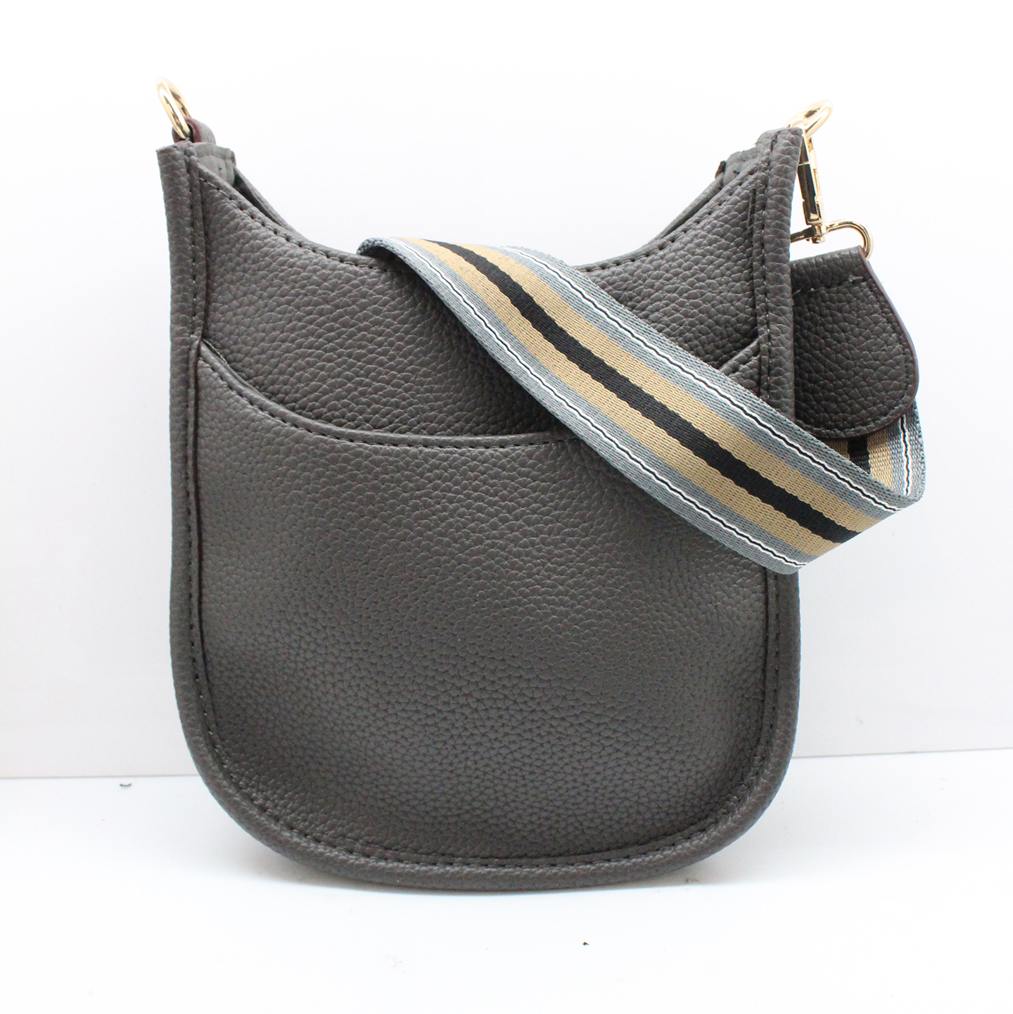 Mini Messenger Bag In Dark Grey Best of Everything Online Shopping