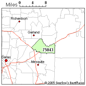 Garland Zip Code Map Economy In Zip 75043 (Garland, Tx)