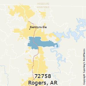 Rogers (zip 72758), AR