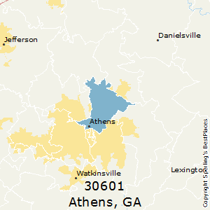 Athens (zip 30601), GA