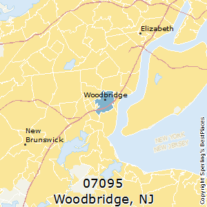 Woodbridge (zip 07095), NJ