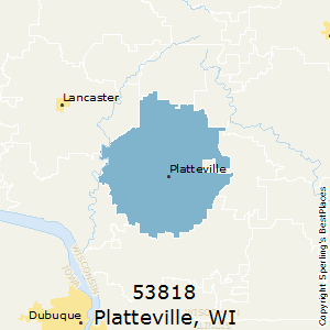 Platteville (zip 53818), WI