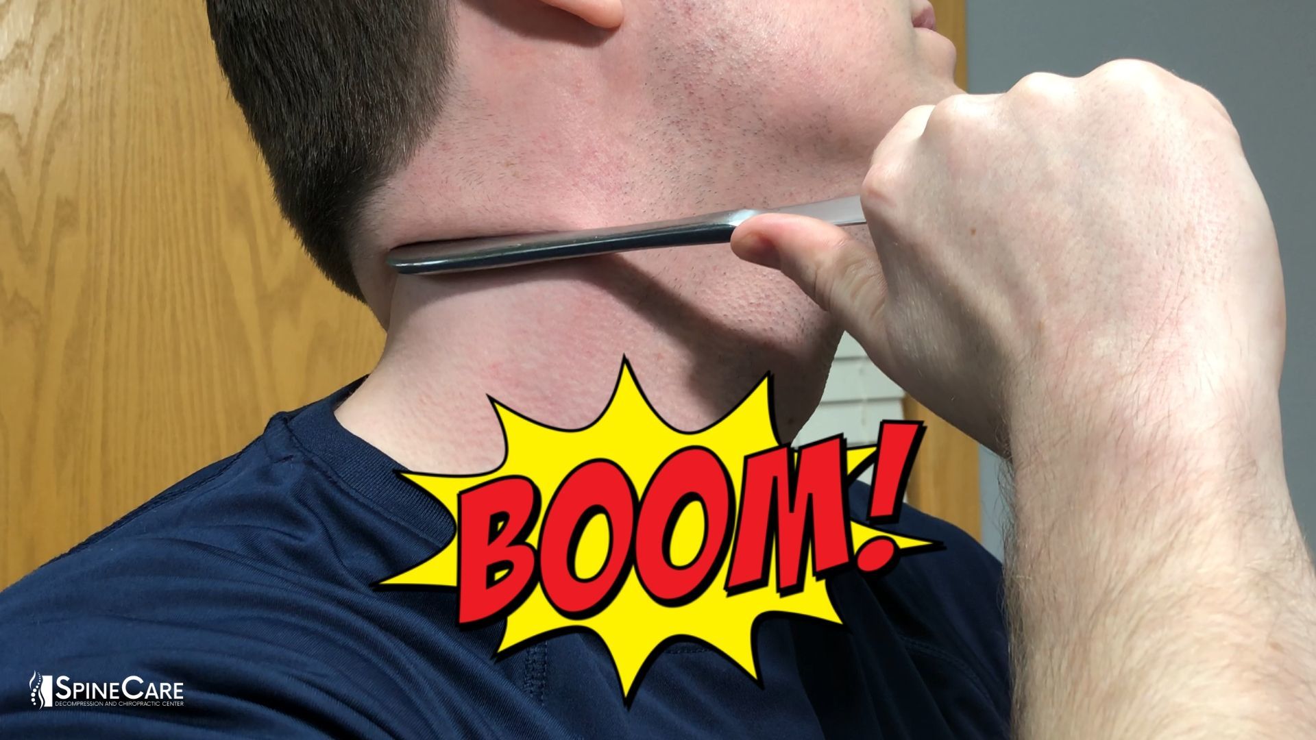 Instant Stiff Neck Pain Relief Using a BUTTER KNIFE SpineCare