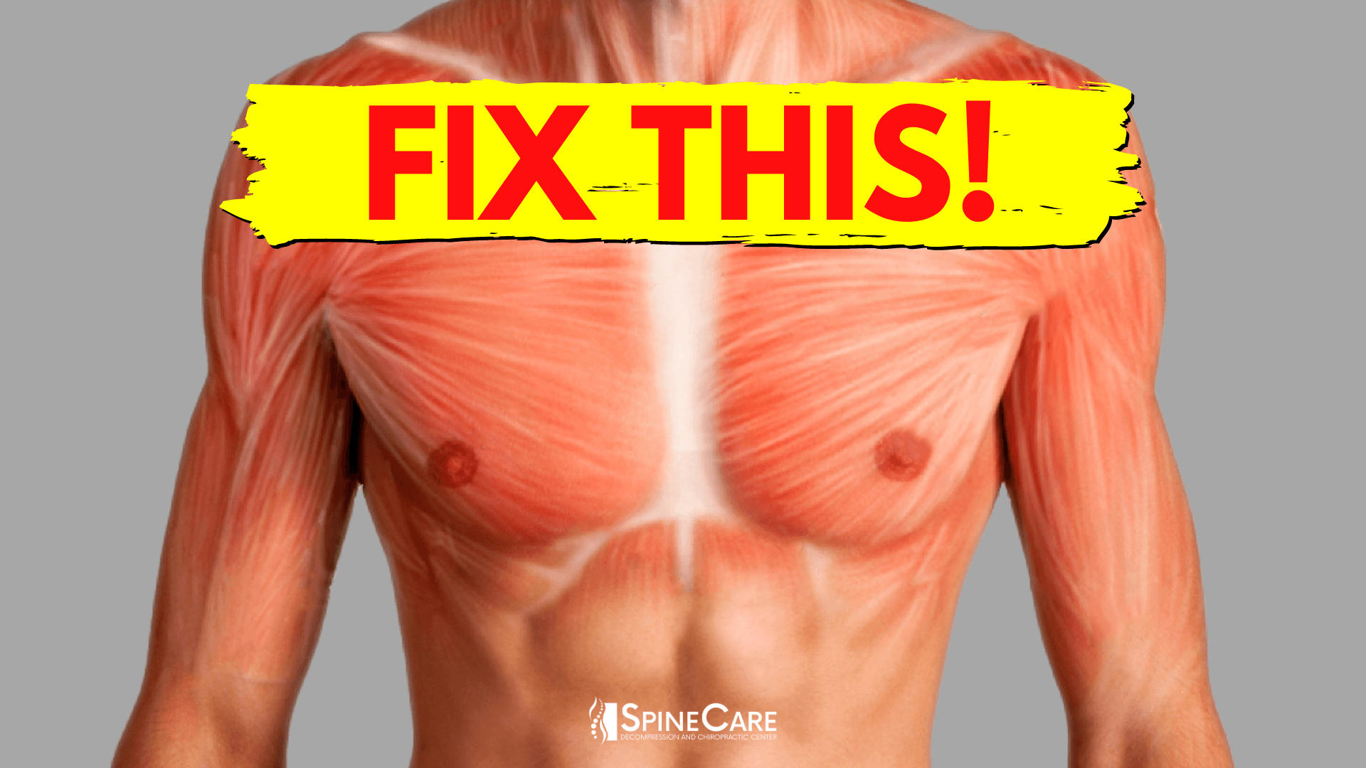 How to Fix Chest Muscle Tightness in 30 SECONDS SpineCare