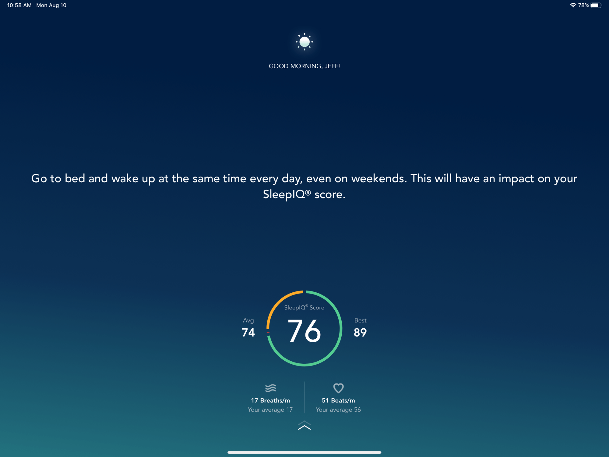 Review Sleep Number P6 mattress with base