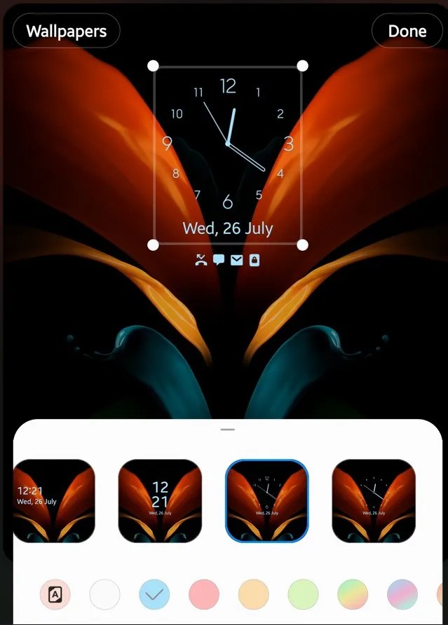How to Change Clock Style on Samsung Z Fold 5 and Z Fold 4