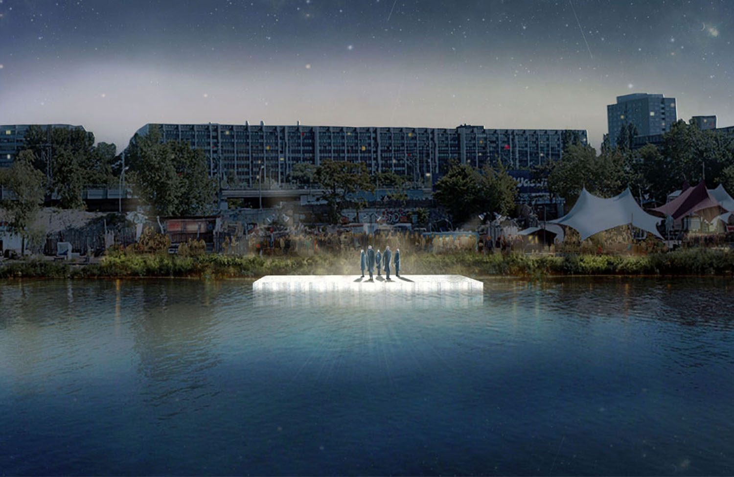 Floating theatre on the river Spree, BOARD « Beta Architecture