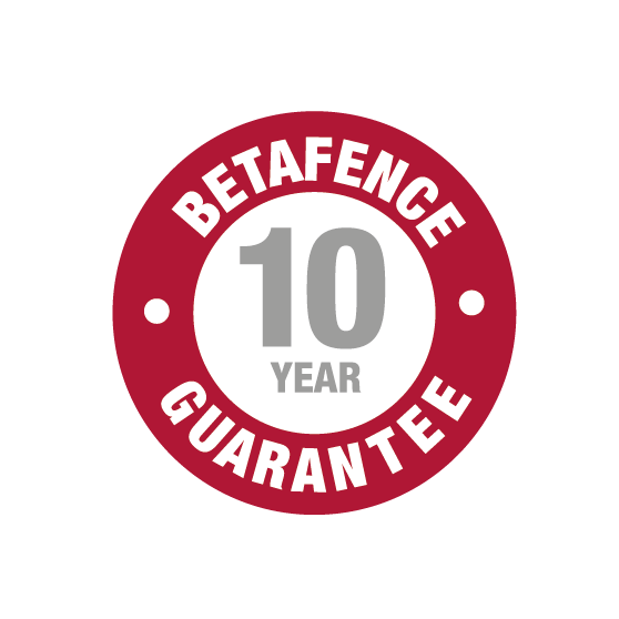 Standard 10 year warranty Environment C1 to C3 Betafence