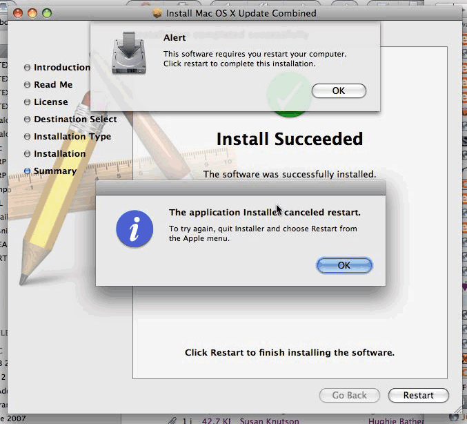 Betalogue » Mac OS X 10.5 (Leopard) Installation conflict when two