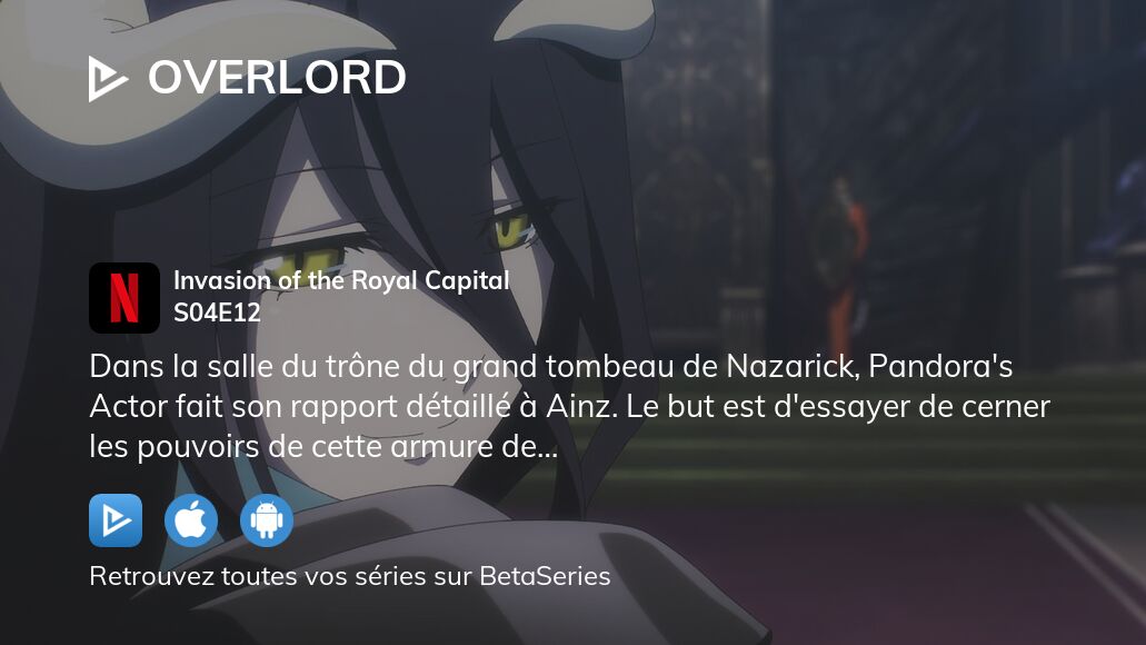 Regarder Overlord saison 4 épisode 12 en streaming complet VOSTFR, VF