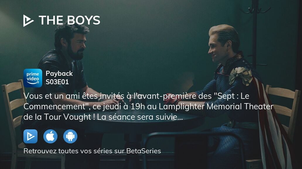 Regarder The Boys saison 3 épisode 1 en streaming complet VOSTFR, VF