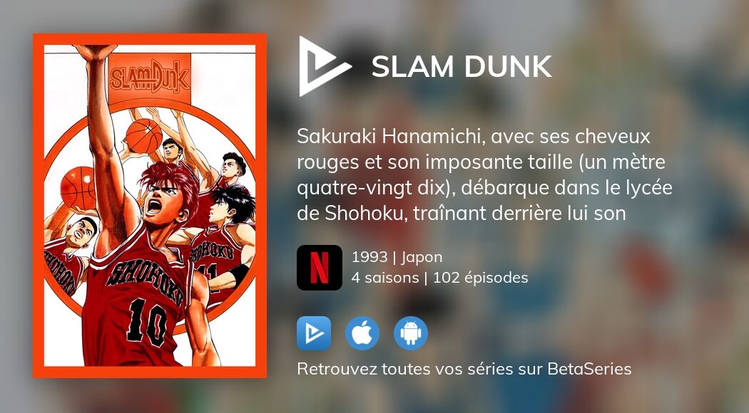 Regarder les épisodes de Slam Dunk en streaming complet VOSTFR, VF, VO