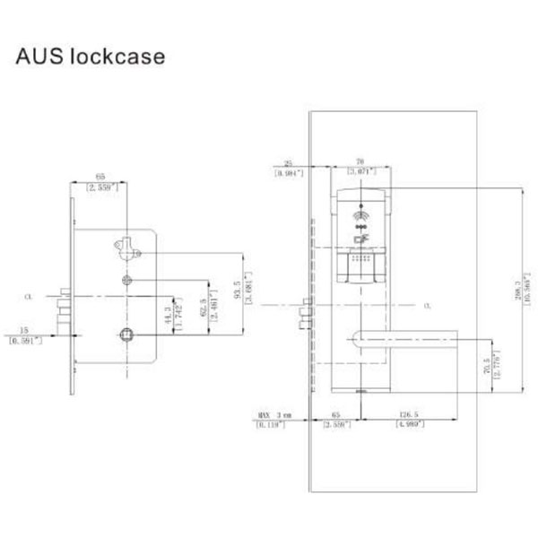Electronic Hotel Lock Guardian Value RFID