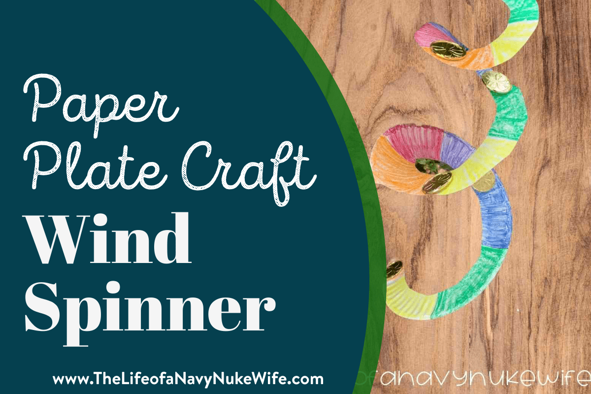 Rainbow Paper Plate Wind Spinner Craft | Beth Ann Averill