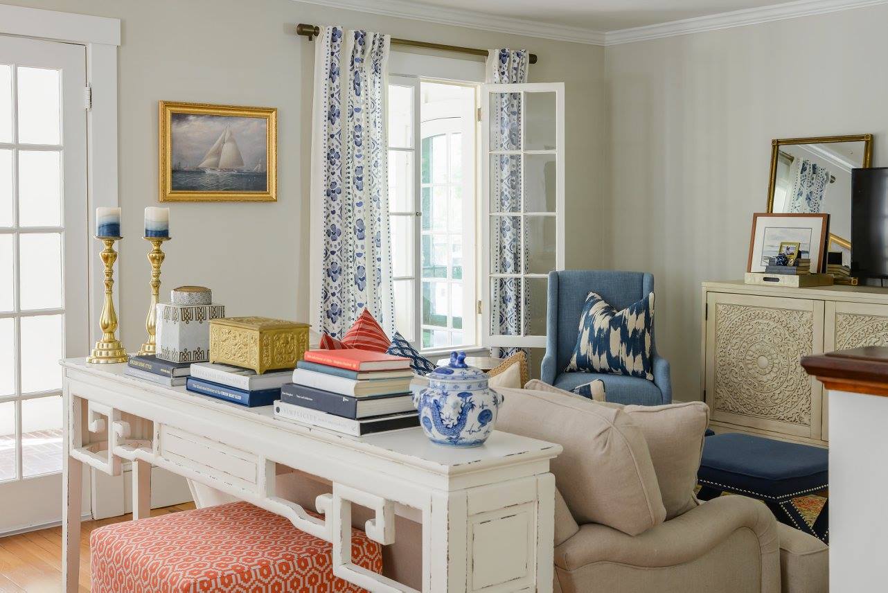 Pop of Color Beth Bourque Design Studio // Interior Design Studio in