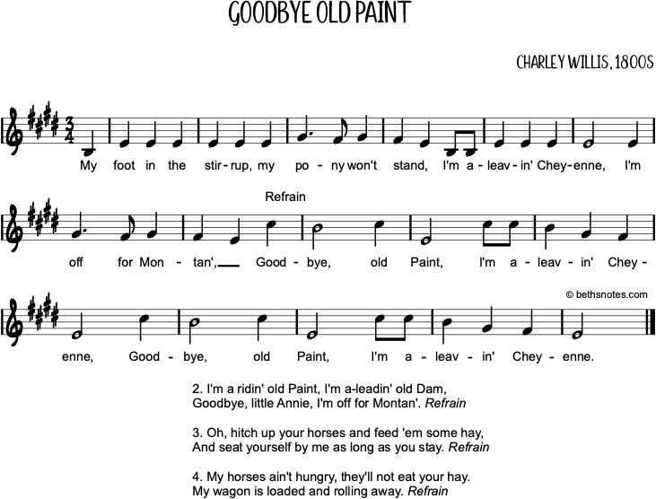 rhythm Archives Page 17 of 31 Beth's Notes