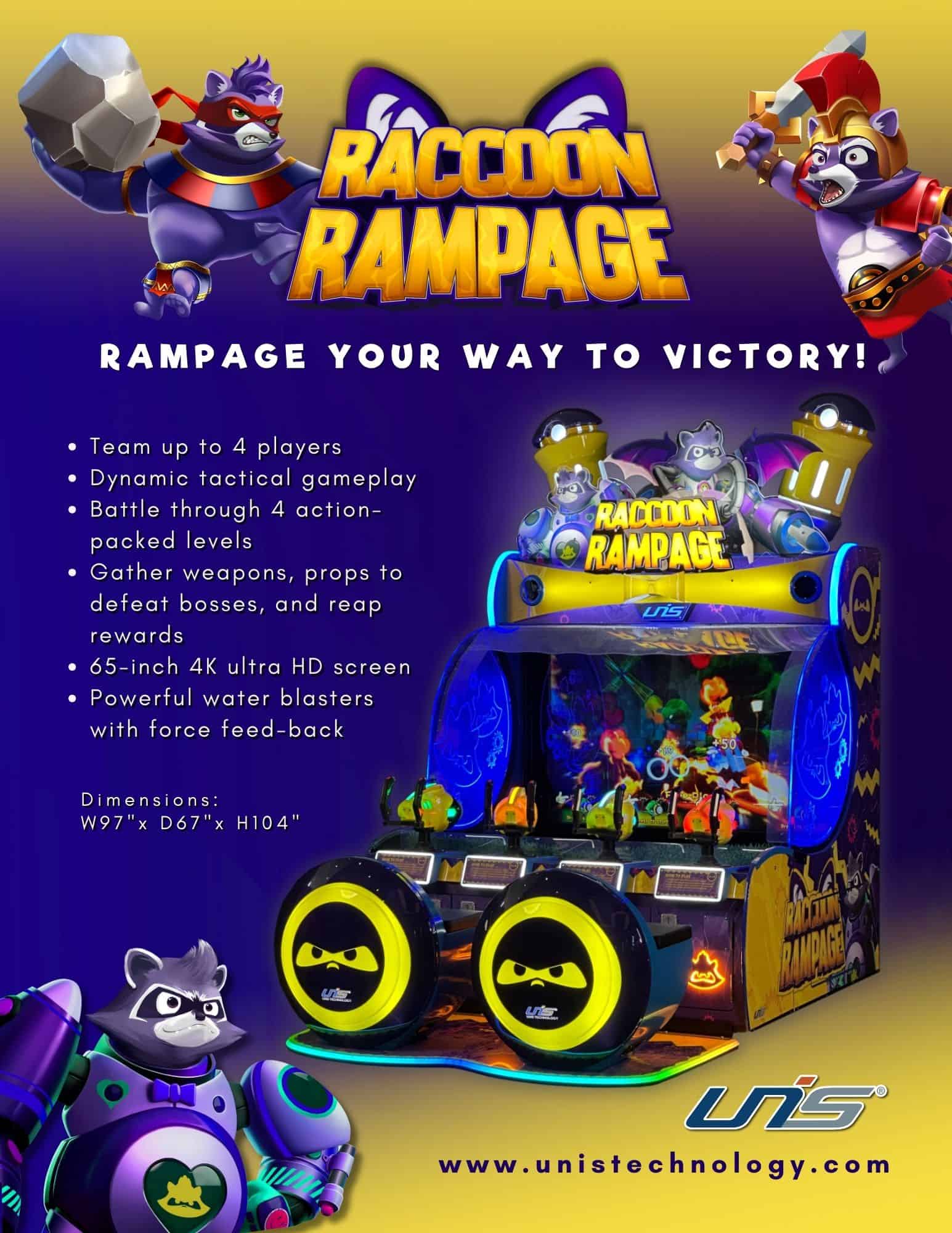 Raccoon Rampage Betson Enterprises