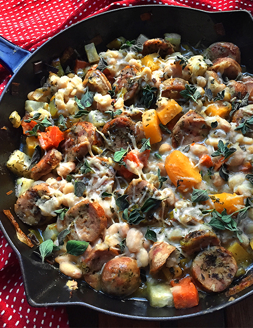 Chicken Sausage and Root Vegetable Cassoulet