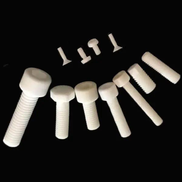 Ceramic screws zirconia and alumina M2 M2.5 M3 M4 M5 M6 and more