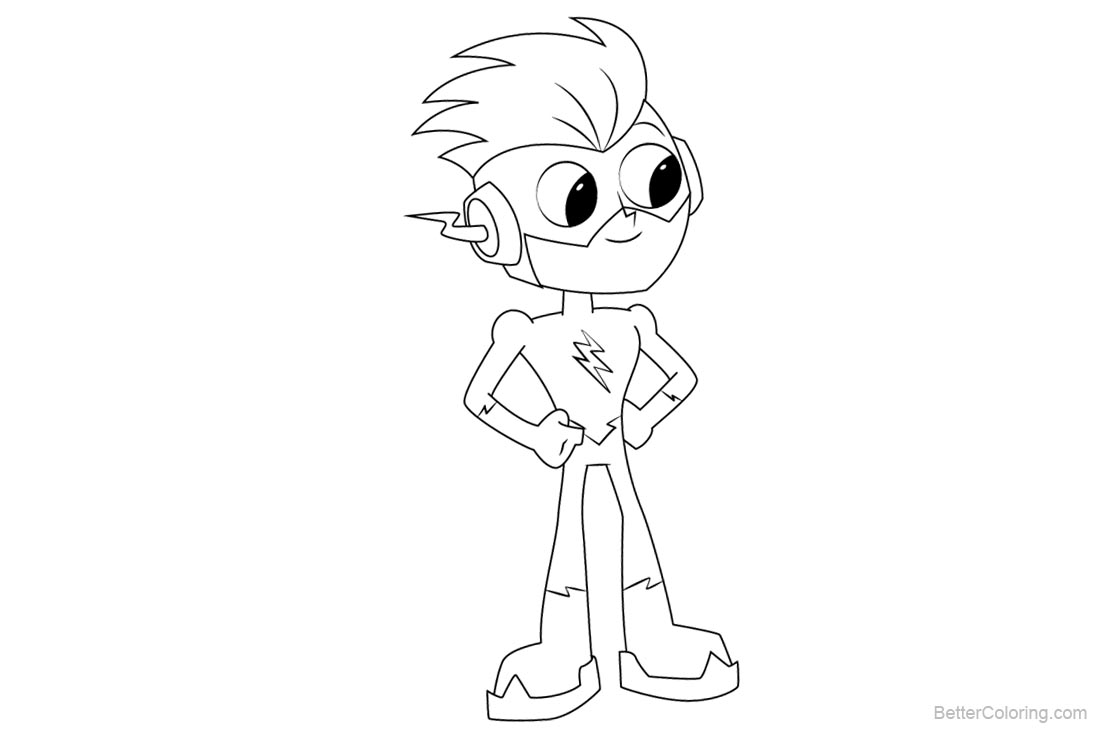 Teen Titans Go Coloring Pages Free Printable Coloring Pages