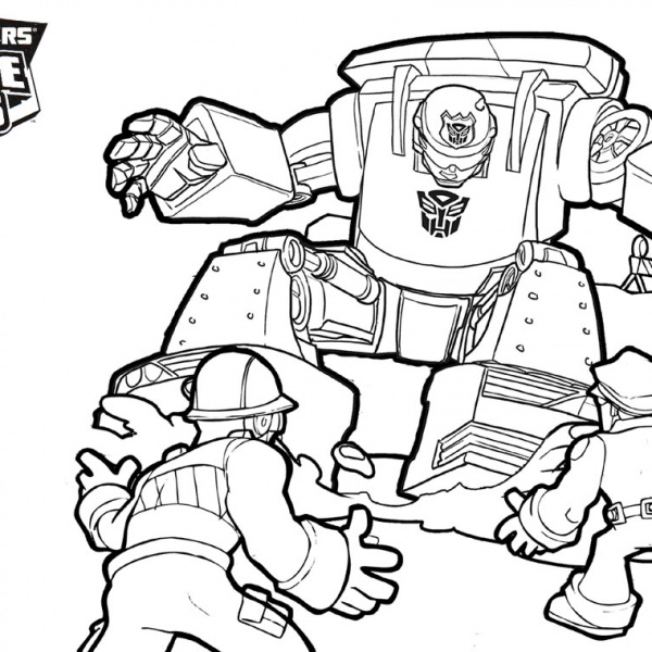 Transformers Rescue Bots Coloring Pages Heatwave Free Printable