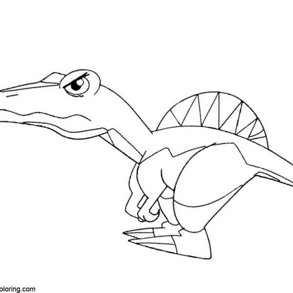 Spinosaurus Coloring Pages for kids