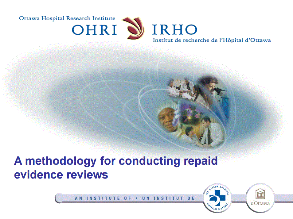 Rapid Evidence Assessment Better Evaluation