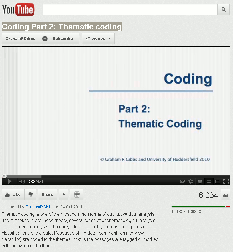 Thematic Coding Better Evaluation