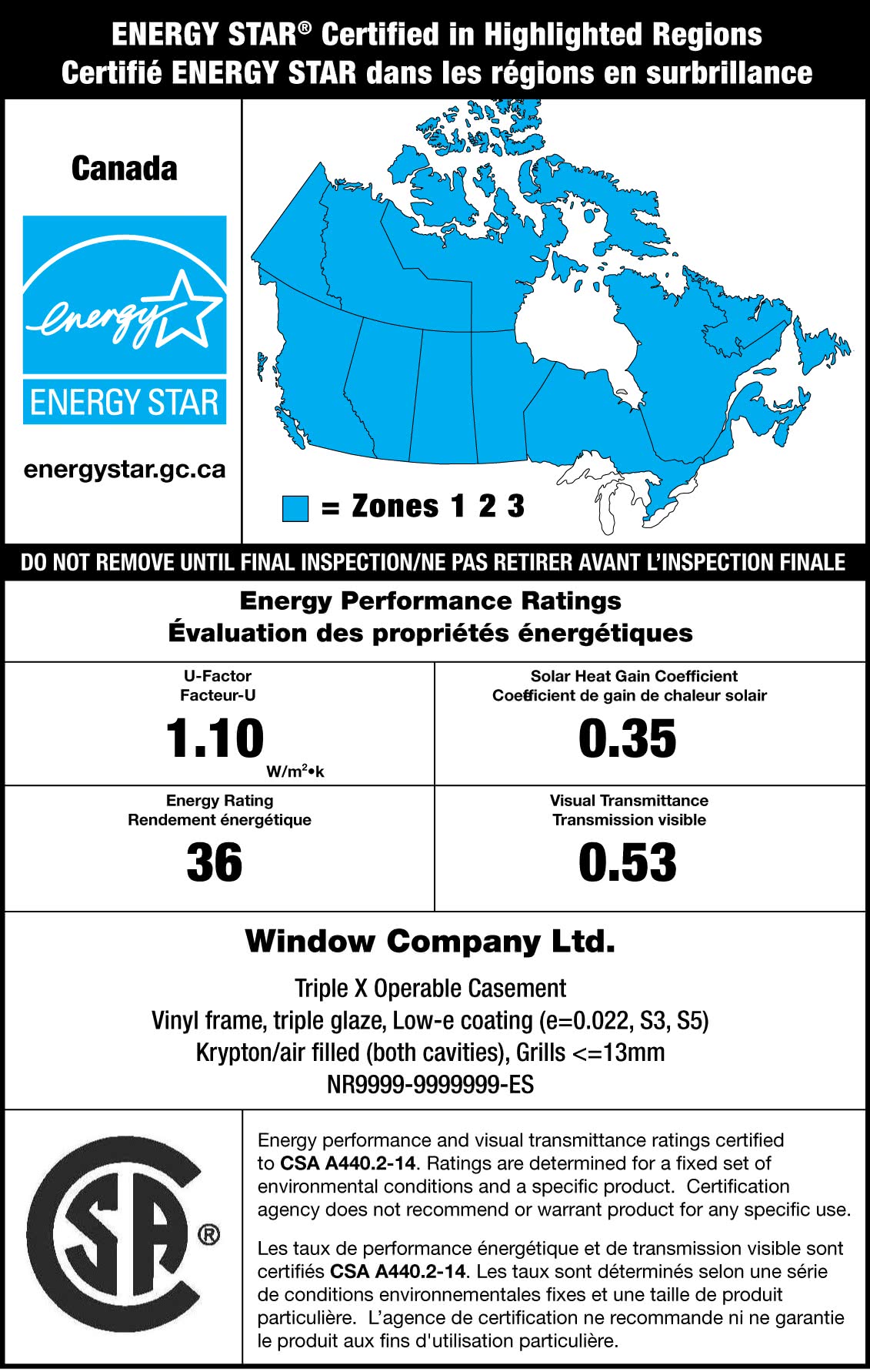 How do I know if my new windows are ENERGY STAR certified for my