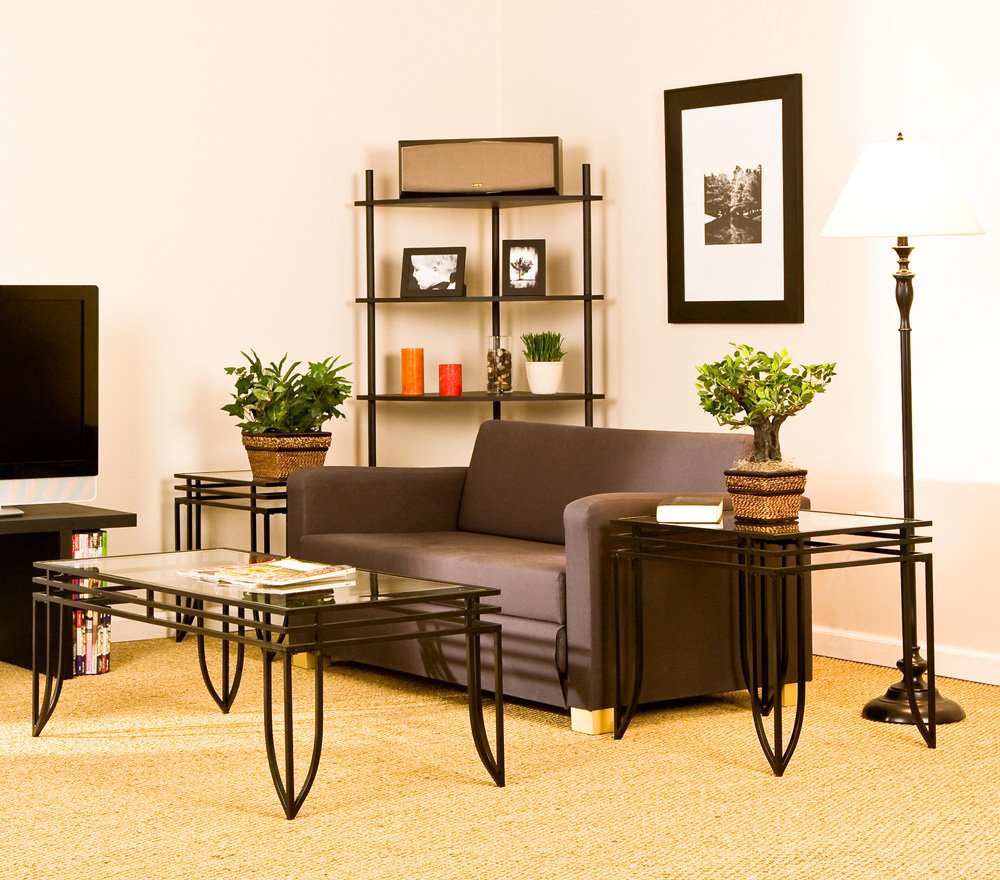 Square Living Room Table Set