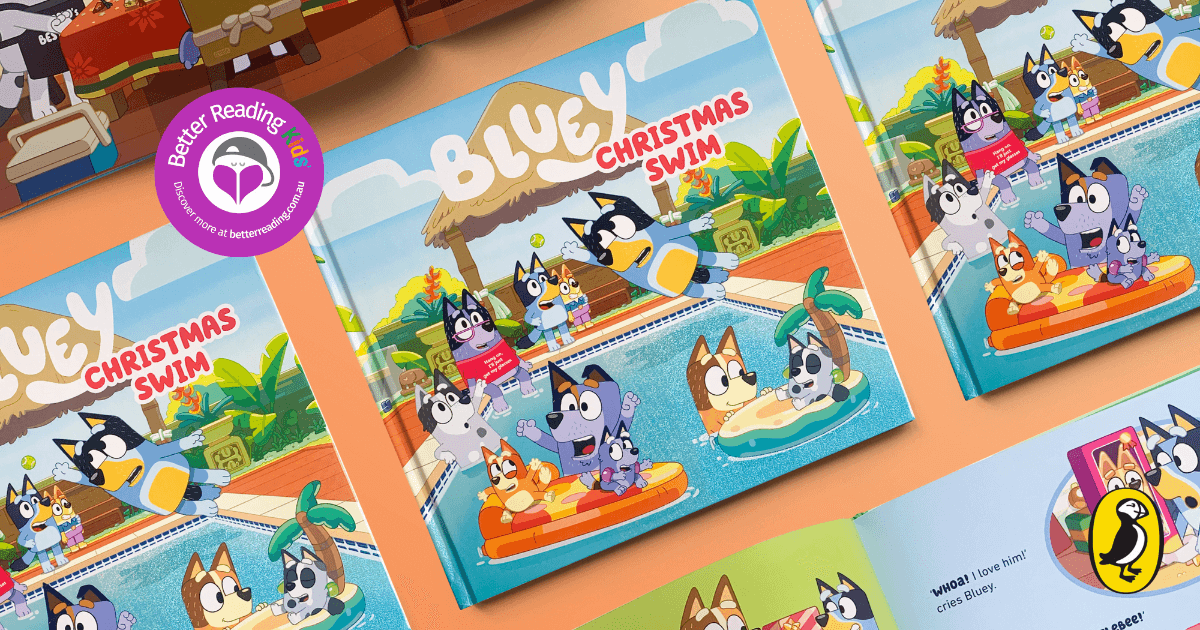 Take the Quiz! Bluey Christmas Swim Better Reading